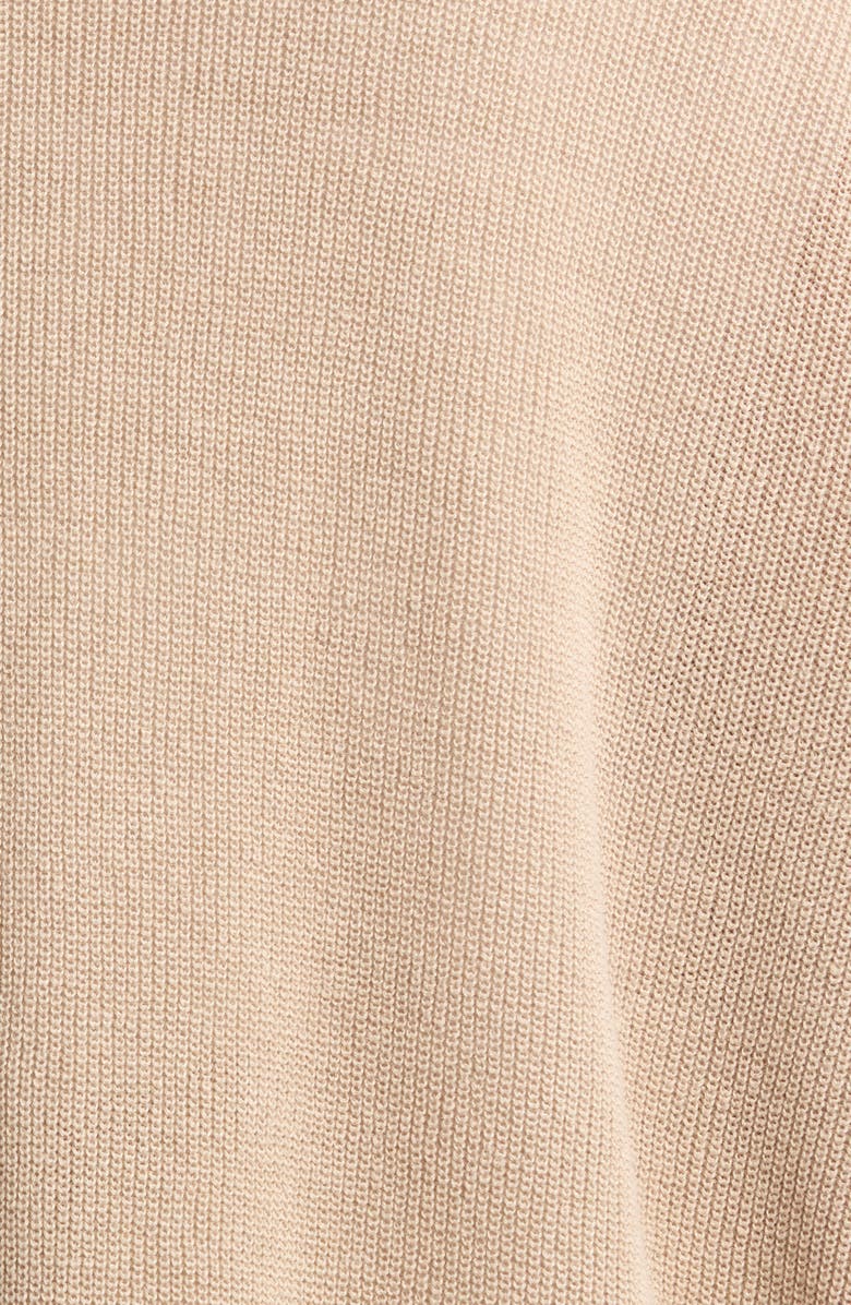 Eileen Fisher Organic Linen & Organic Cotton Cardigan, Alternate, color, Undyed Natural