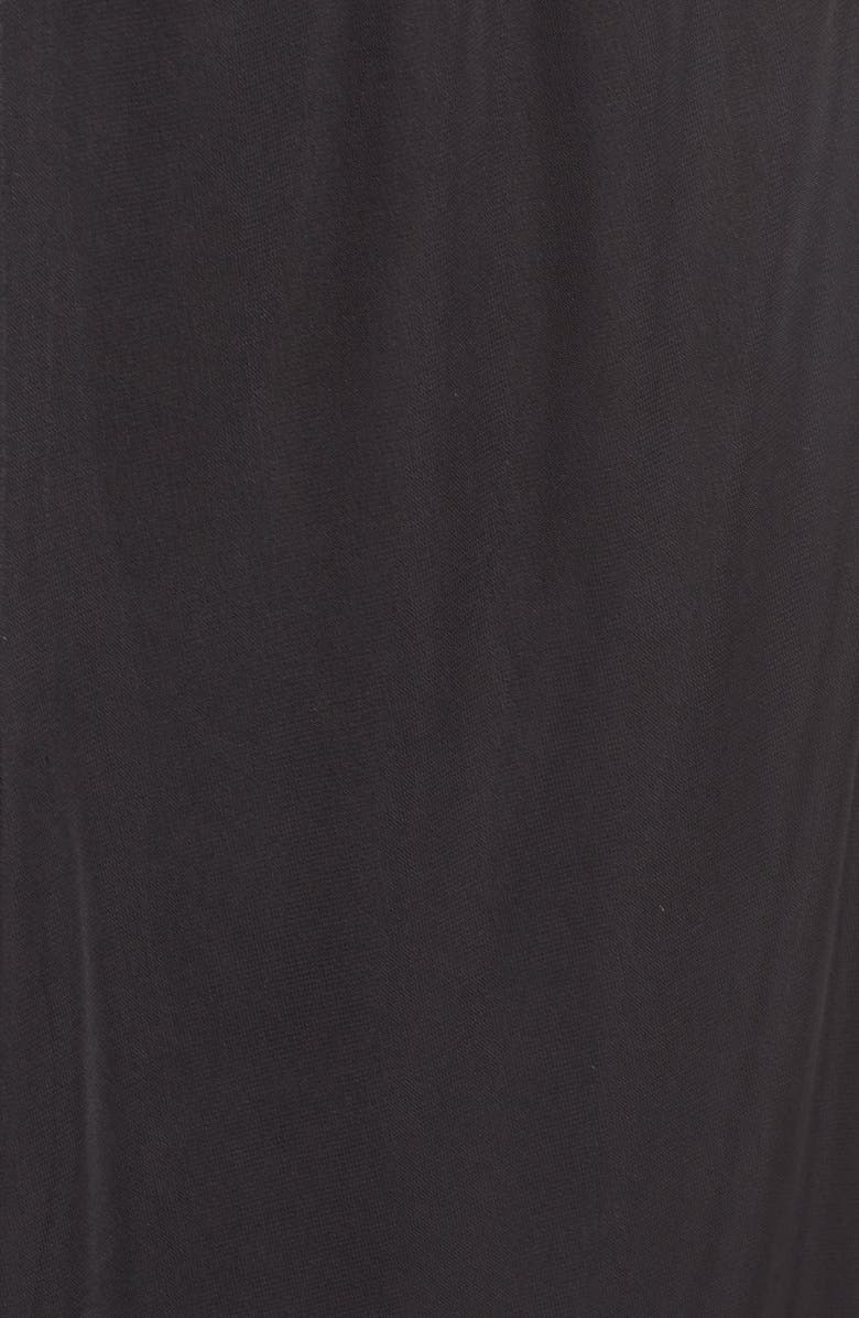 Alex Evenings Chiffon Maxi Skirt, Alternate, color, Black