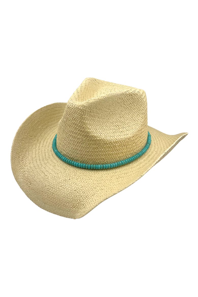 Straw Cowboy Hat, Main, color, NATURAL