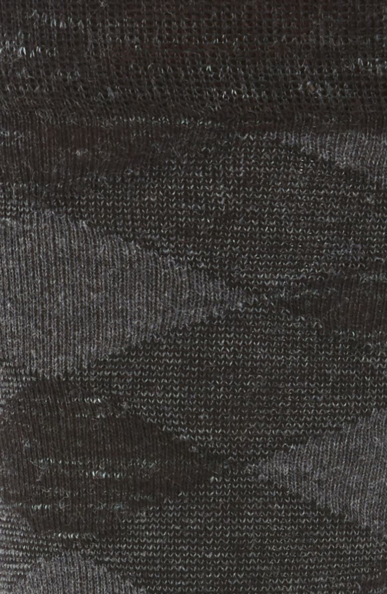 Cole Haan Twist Plaid Socks, Alternate, color, Black