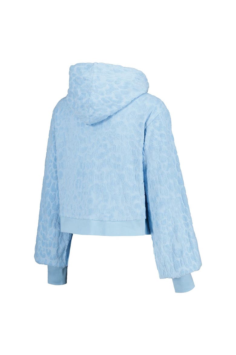 Women's Lusso Blue Los Angeles Dodgers Tabitha Cheetah Terry Full-Zip Sweatshirt, Alternate, color, Blue