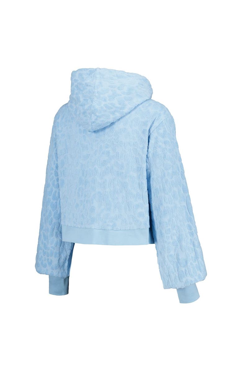 LUSSO Women's Lusso Blue Los Angeles Dodgers Tabitha Cheetah Terry Full-Zip Sweatshirt, Alternate, color, Blue