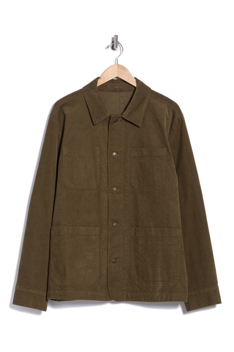 Corduroy Chore Jacket, Alternate, color, TARMAC