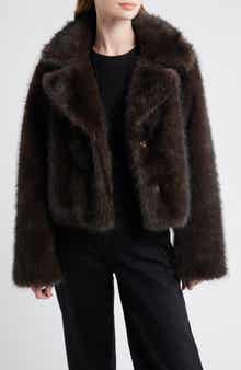 Thread & Supply Short Faux Fur Coat