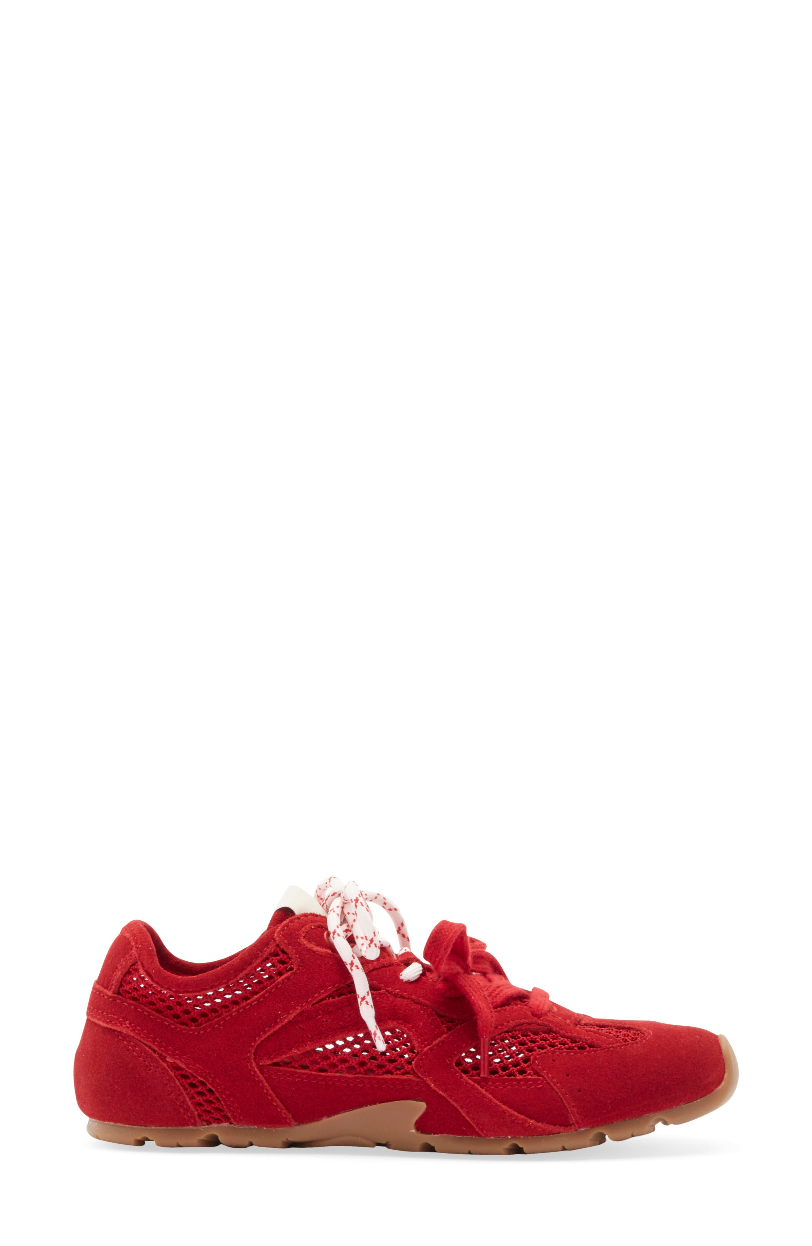 Steve Madden Aziel Mesh Sneaker, Alternate, color, Red