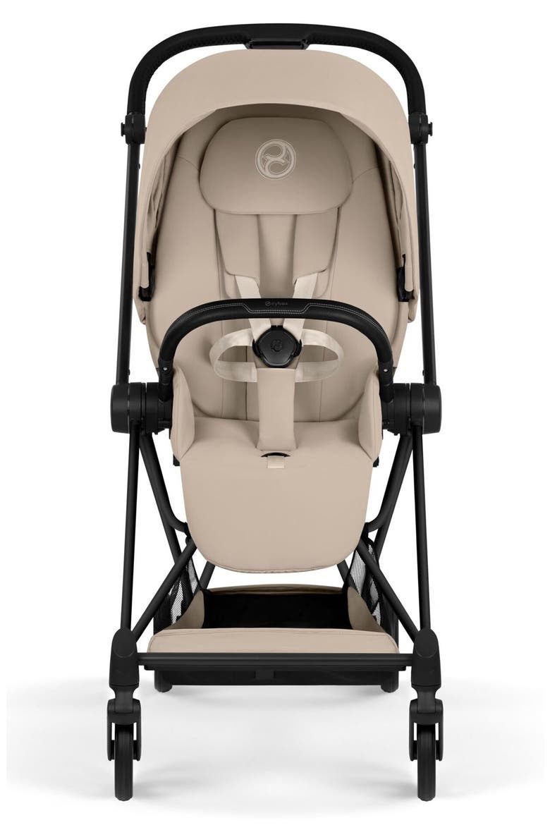 Mios Compact Stroller – Platinum Collection, Alternate, color, MATTE BLACK/ COZY BEIGE