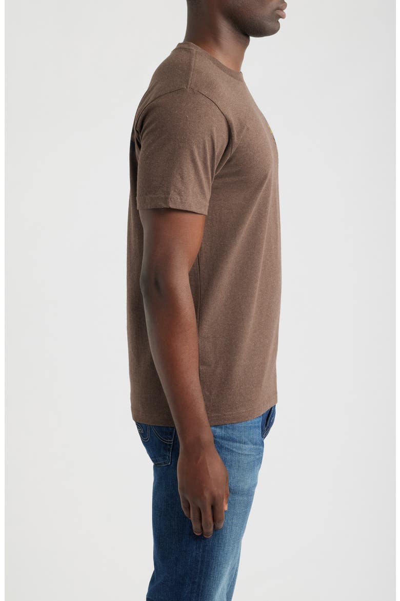 Foremost Graphic T-shirt, Alternate, color, HEATHER BROWN
