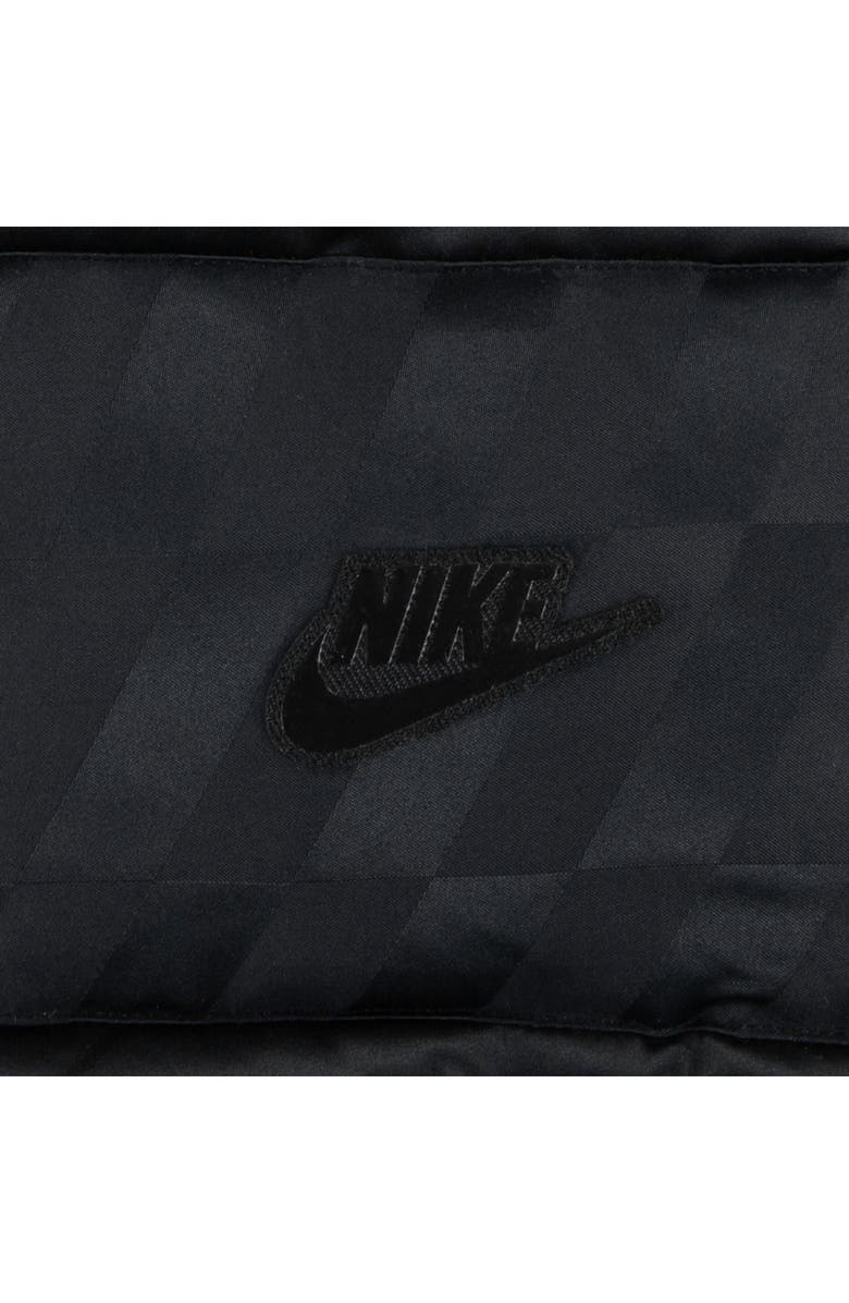 Nike Kids' Jacquard Hazard Stripe Puffer Jacket, Alternate, color, Black