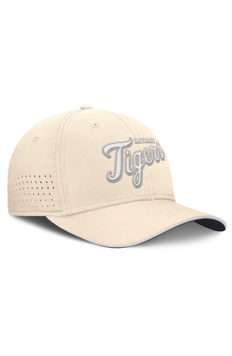 Nike Men's Nike  Cream Detroit Tigers Rise Performance Flex Hat, Alternate, color, 