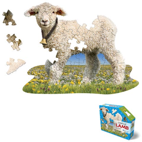 I Am Lil Lamb 48 Piece Animal Shaped Puzzle