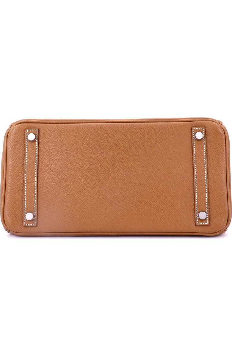 Pre-Owned Hermes Birkin Handbag Brown Epsom with Palladium Hardware 30, Alternate, color, Gold