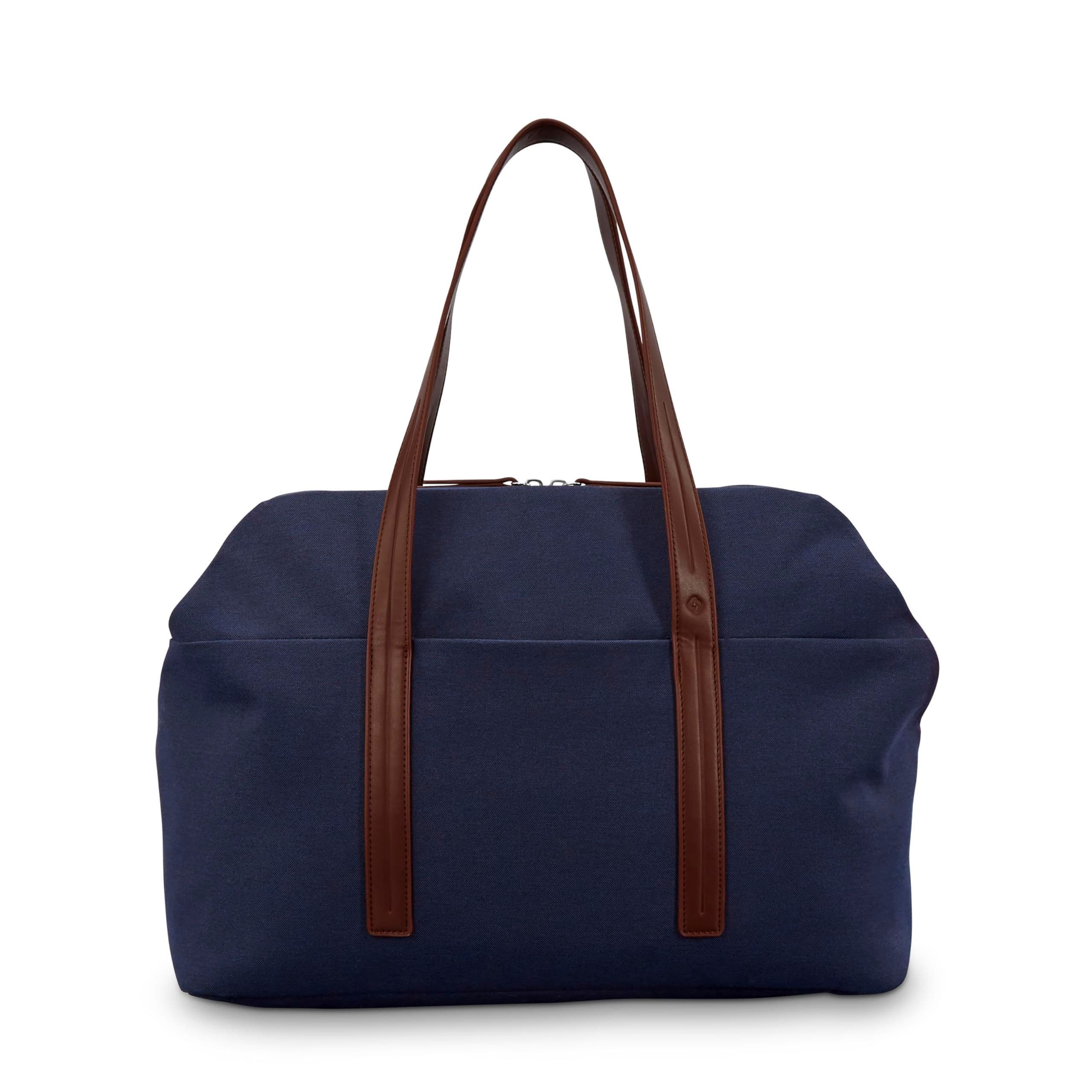 Samsonite Virtuosa Weekender Duffel Overnight Bag with Laptop Computer Sleeve, Alternate, color, Navy