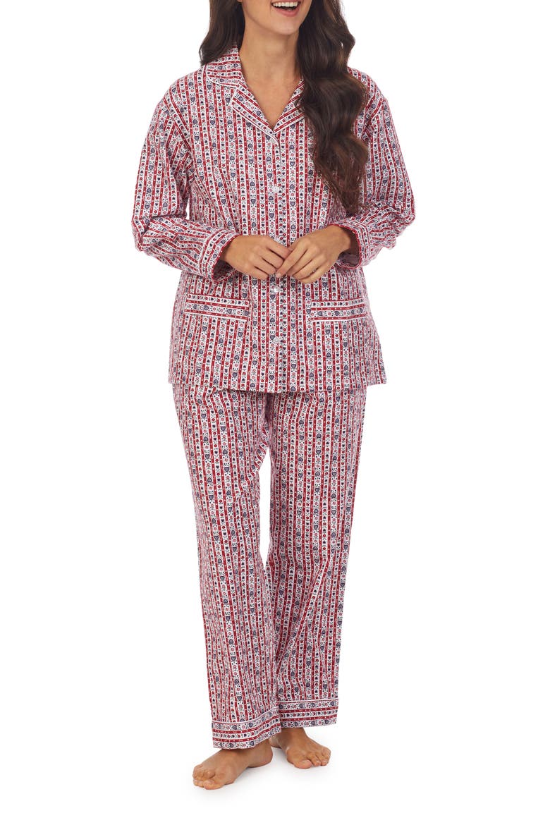 Pajamas, Main, color, RED PRINT