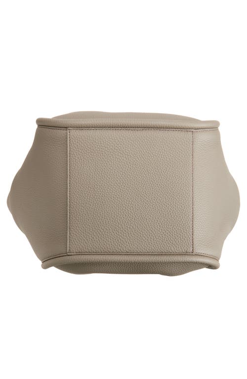 Proenza Schouler Large Ruched Pebbled Leather Tote In Gray