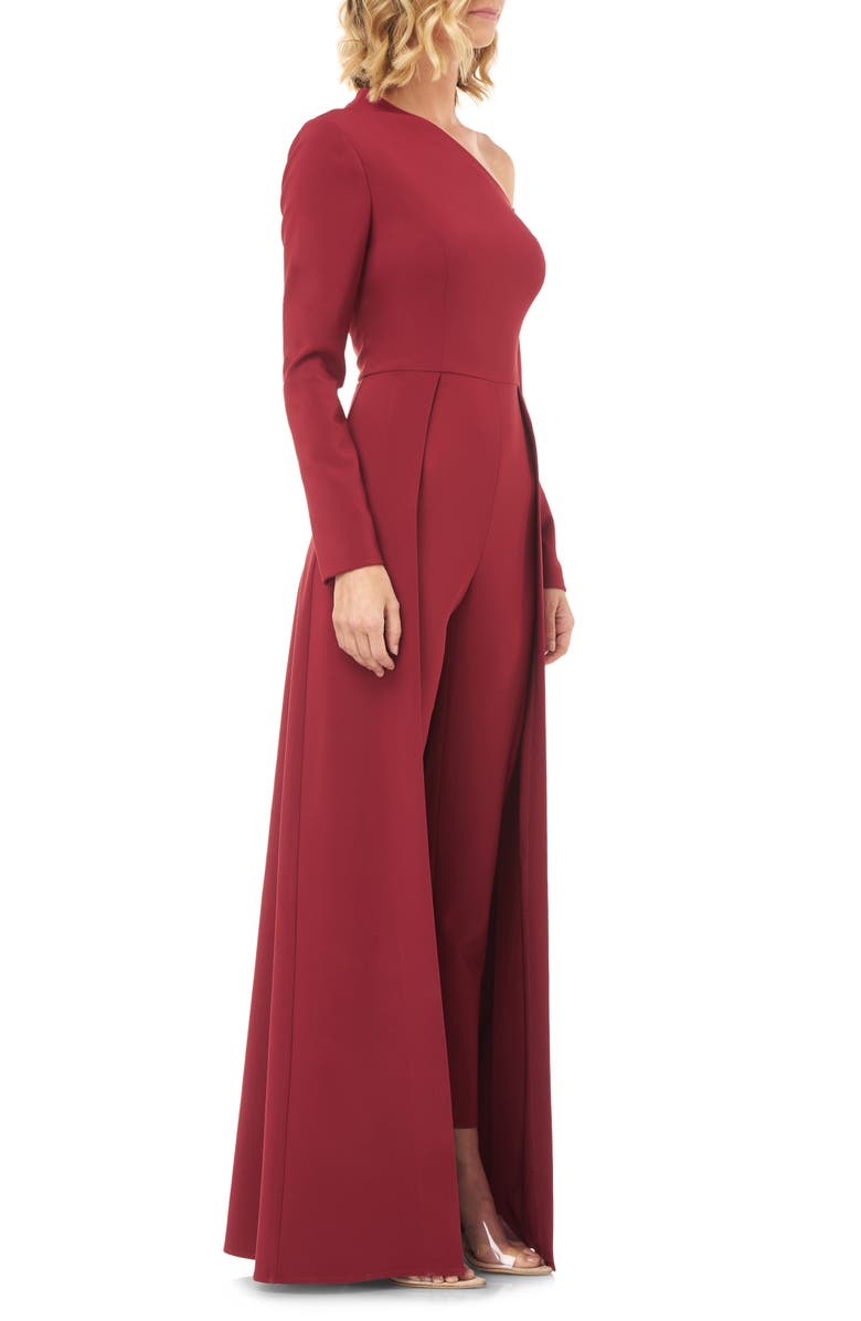 Kay Unger One-Sleeve Maxi Romper, Alternate, color, 