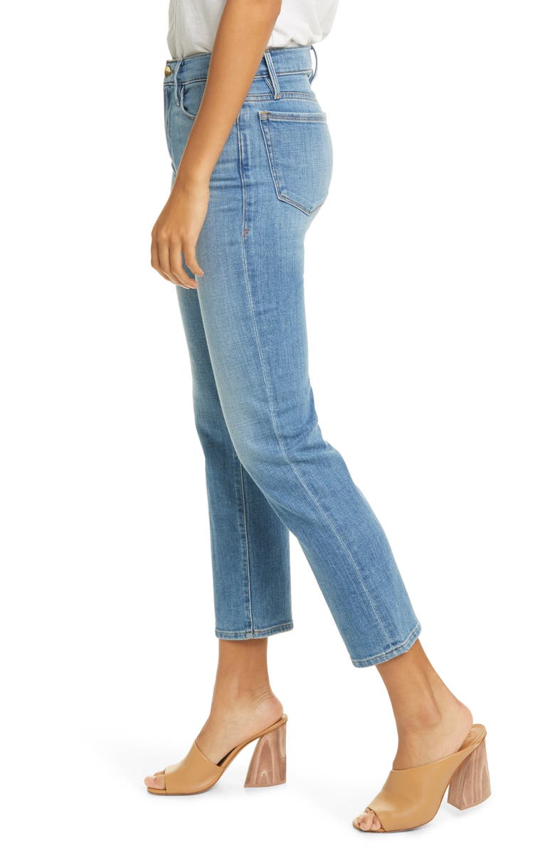 FRAME Le Nouveau Mix Pocket High Waist Ankle Jeans, Alternate, color, Avila