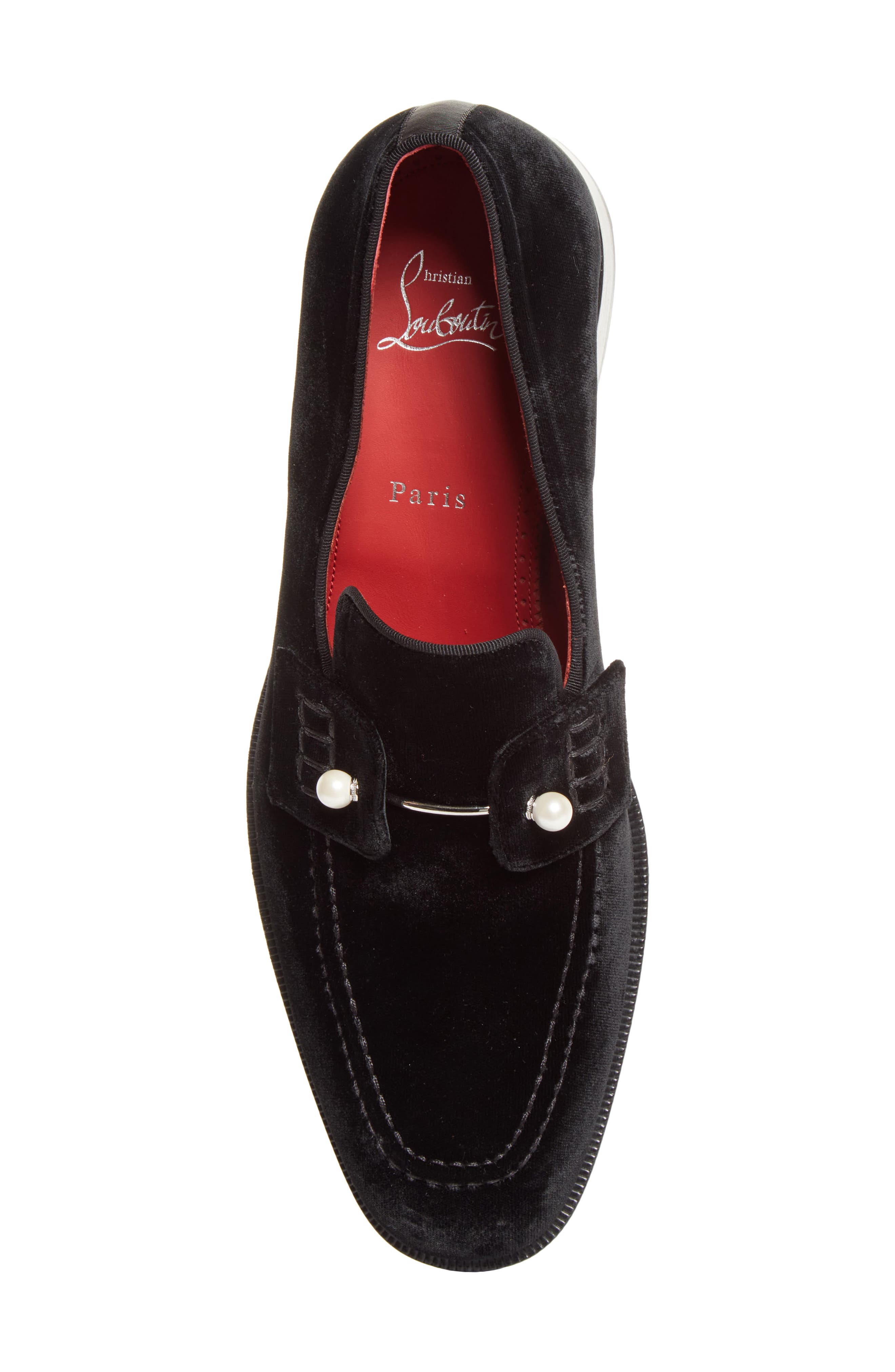 Chambelimoc Night Pearl Loafer, Alternate, color, BLACK