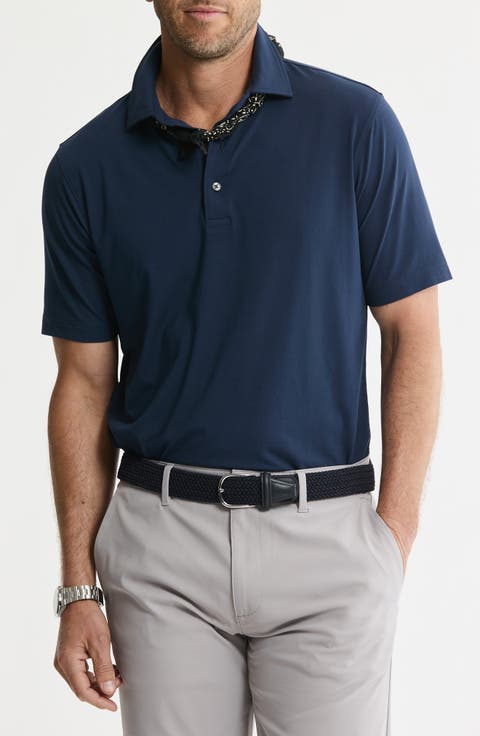 Performance Stripe Polo
