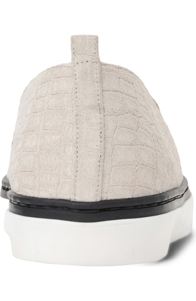 Bruno Magli Clara Loafer, Alternate, color, Stone Suede/ Croc