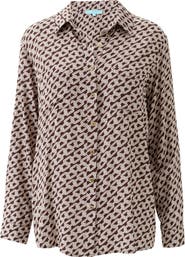 Melissa Odabash Millie Chain Cover-Up Shirt