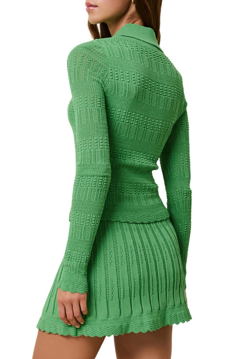 The Debra Knit Sweater, Alternate, color, TURTLE GREEN