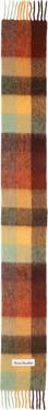 Acne Studios Vally Plaid Alpaca, Wool & Mohair Blend Scarf