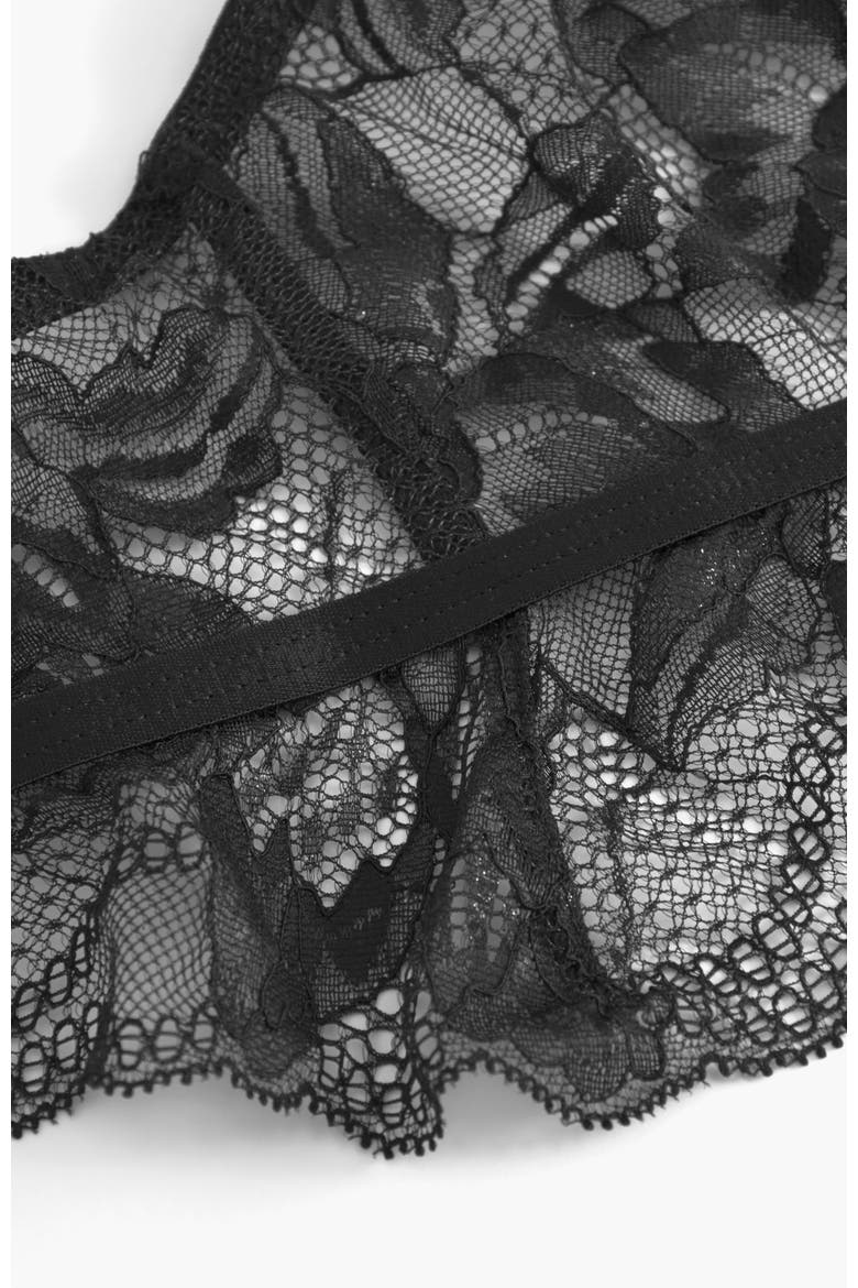 Paradiso Triangle Bralette, Alternate, color, Black