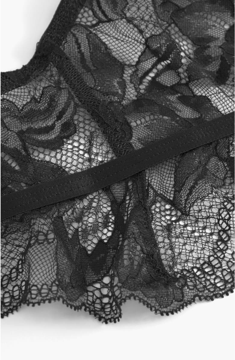 Cosabella Paradiso Triangle Bralette, Alternate, color, Black