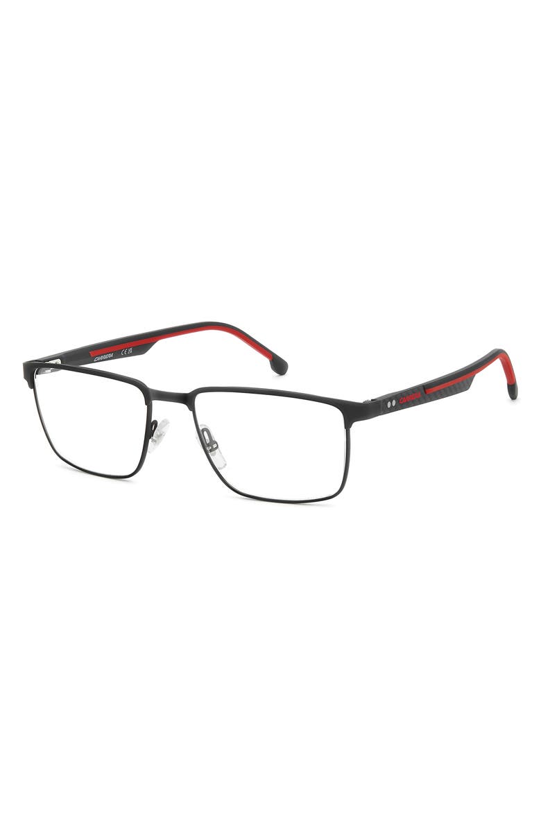 Carrera Eyewear 55mm Rectangular Optical Glasses, Alternate, color, 