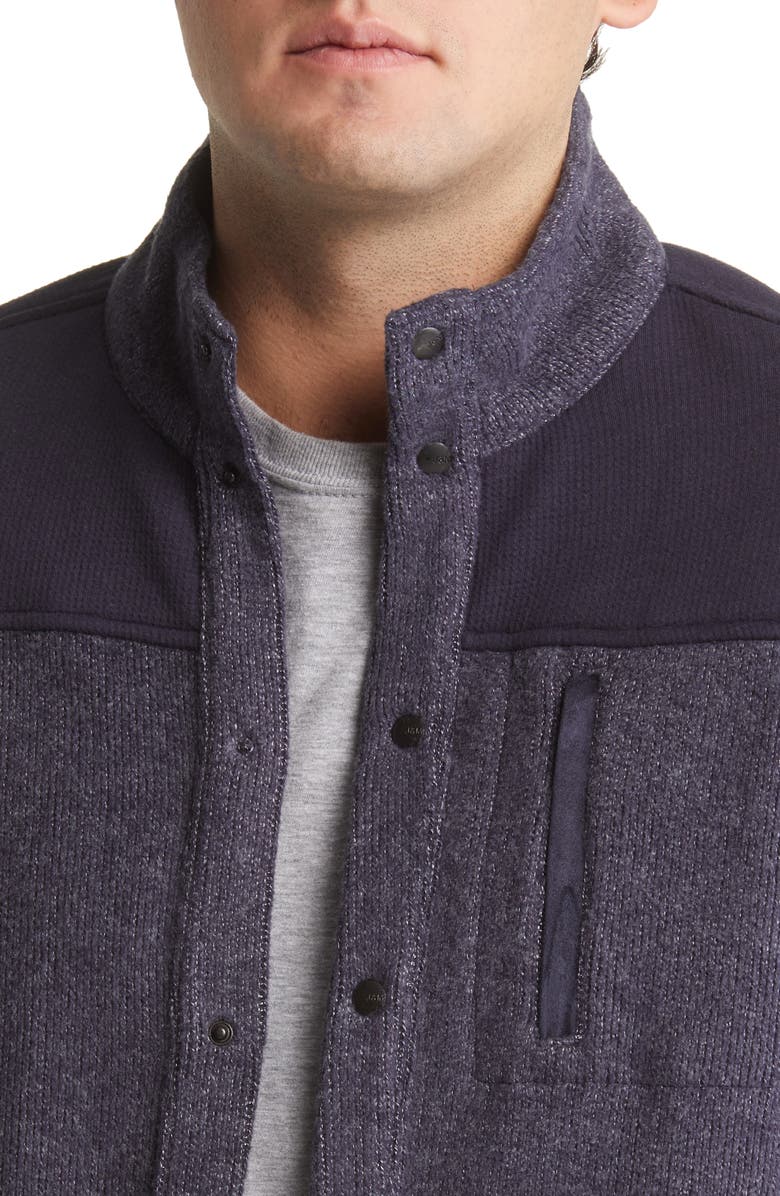 Johnston & Murphy Brushed Snap Jacket, Alternate, color, 