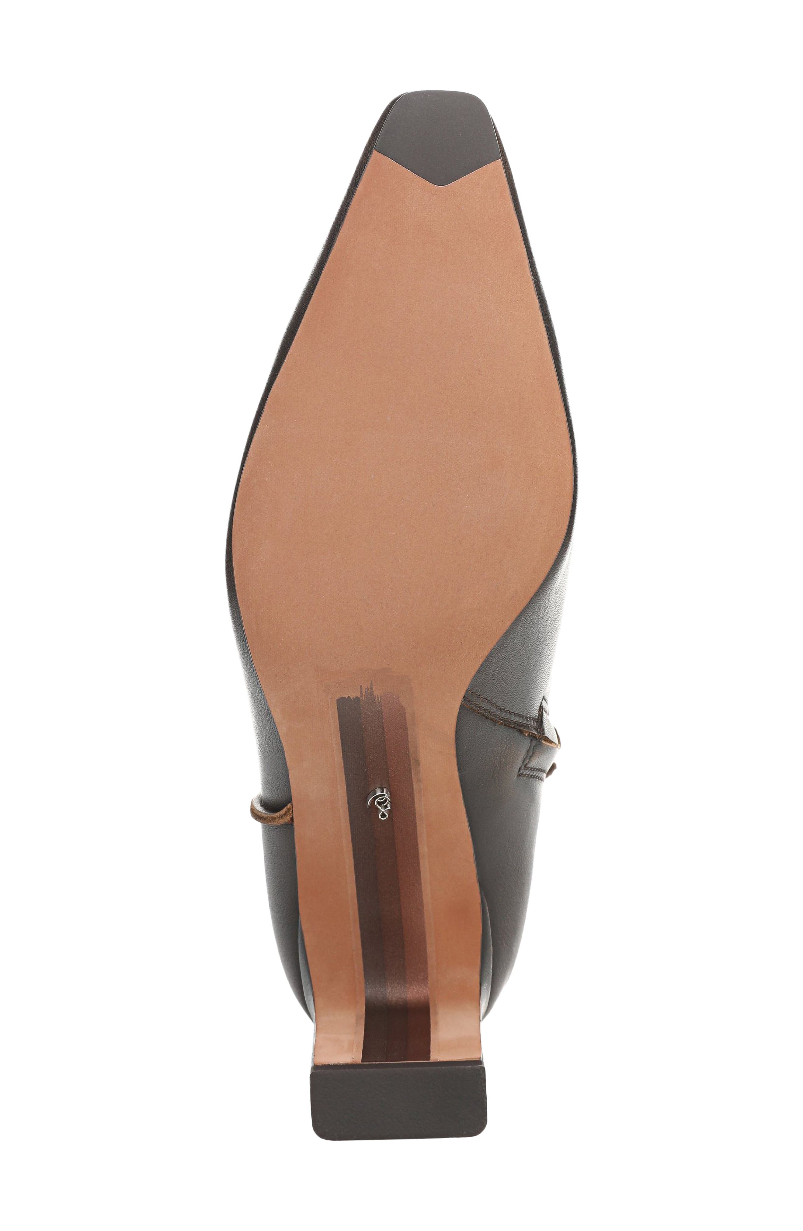 Sylvia Moto Leather Knee High Boot, Alternate, color, WASHED BROWN