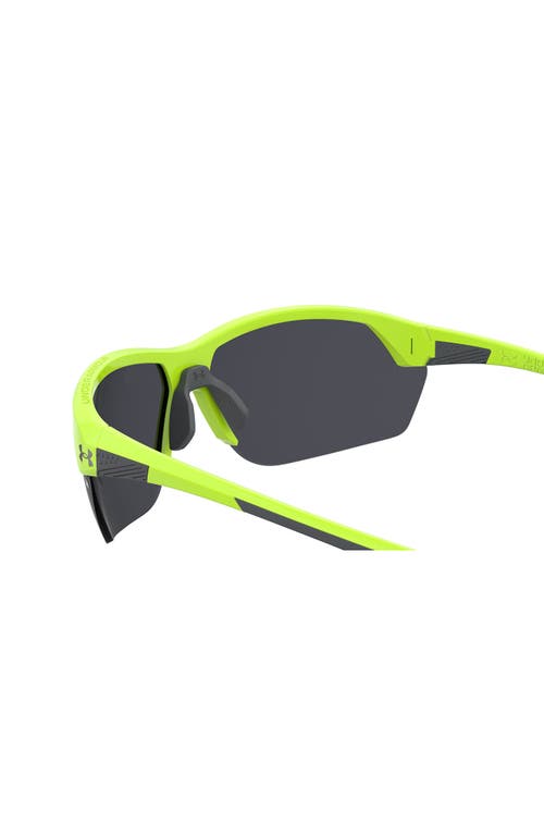 Under Armour Complete Half Rim Sunglasses In Yellow