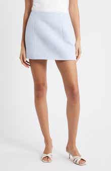 Boiled Wool Miniskirt