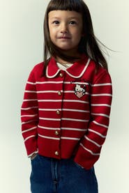 H&M Embroidered-detail knit cardigan