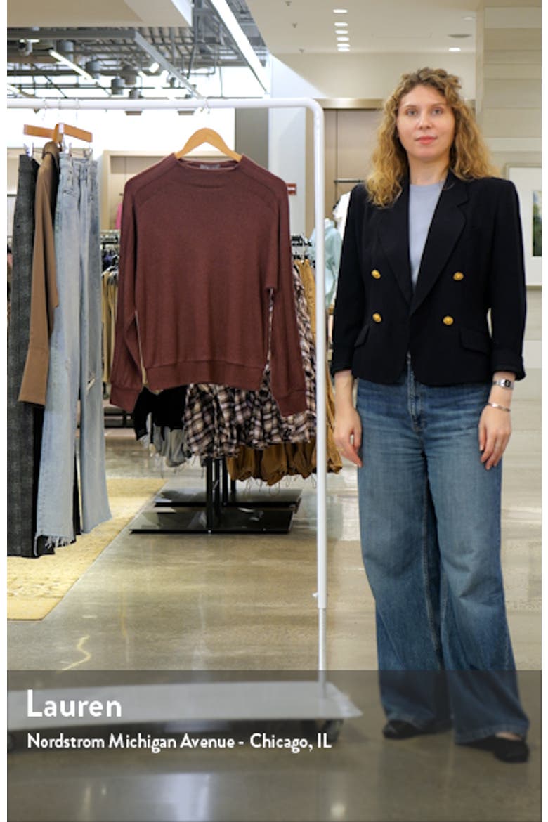 Funnel Neck Knit Top video