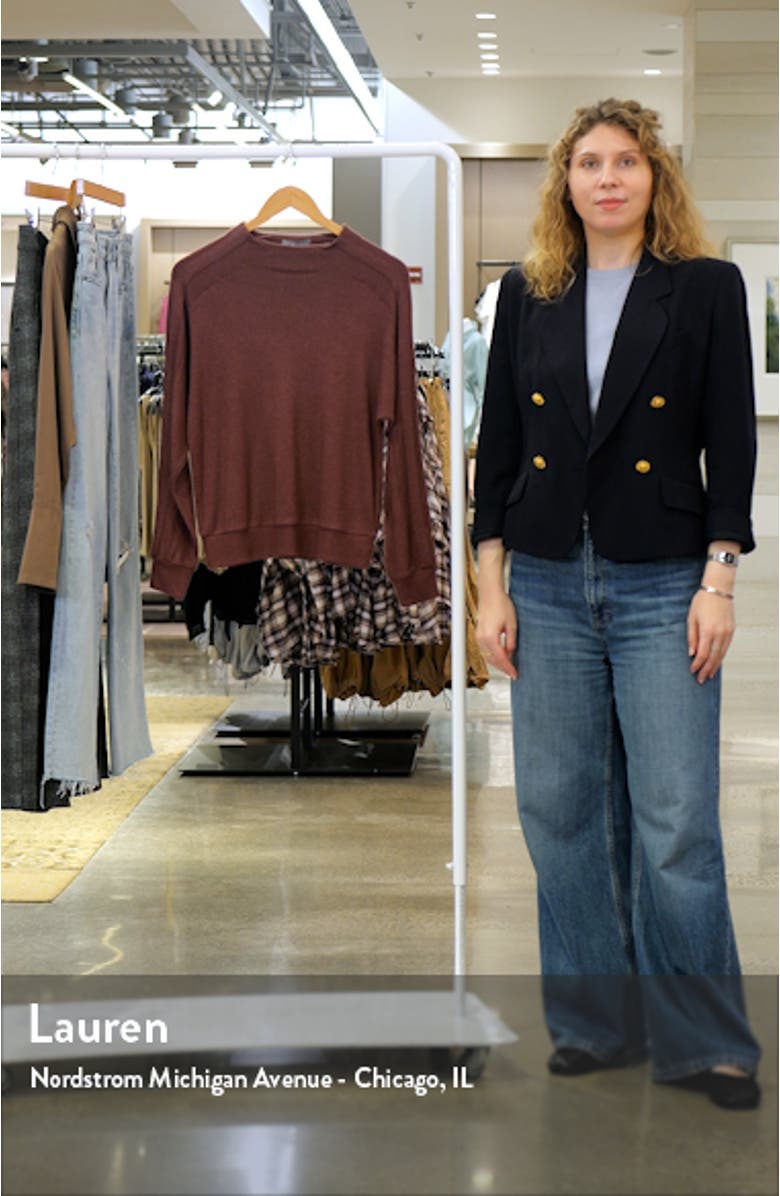 Funnel Neck Knit Top, sales video thumbnail