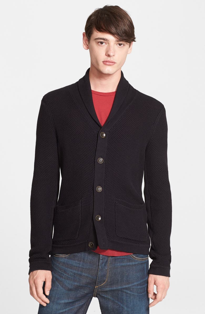 rag & bone Standard Issue 'Avery' Shawl Collar Cardigan, Main, color,