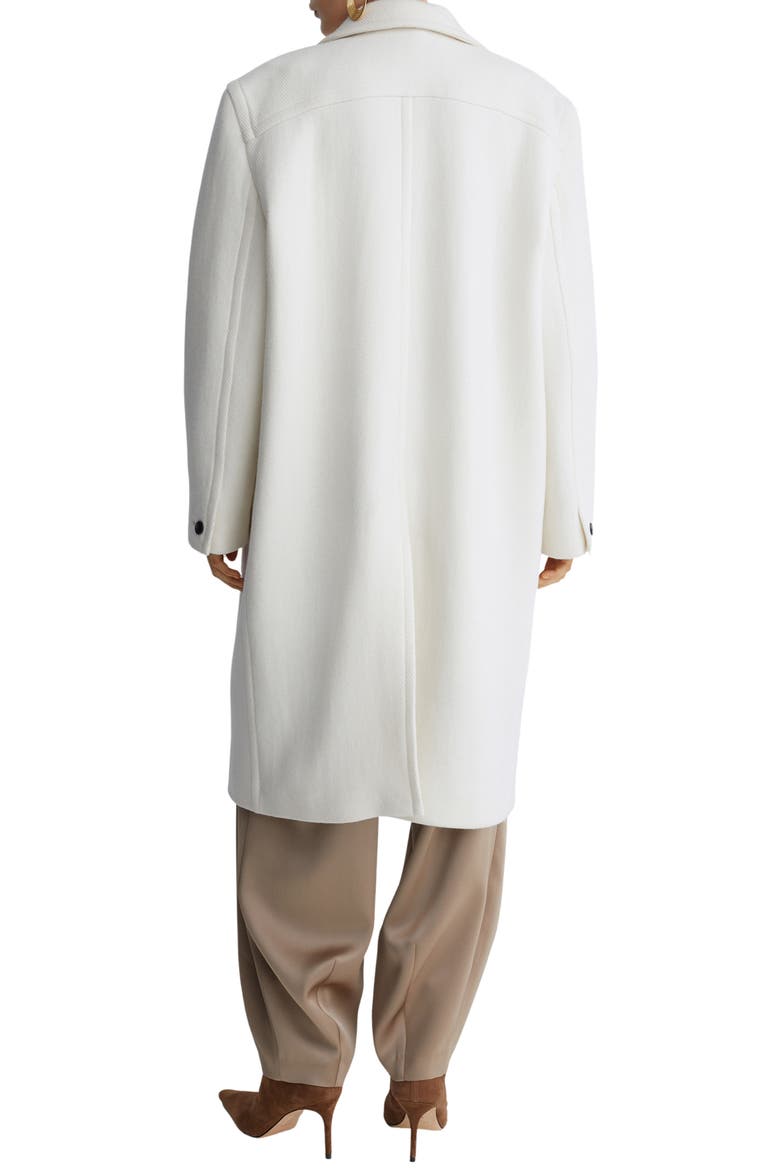 Kira Double Breasted Coat, Alternate, color, CREAM