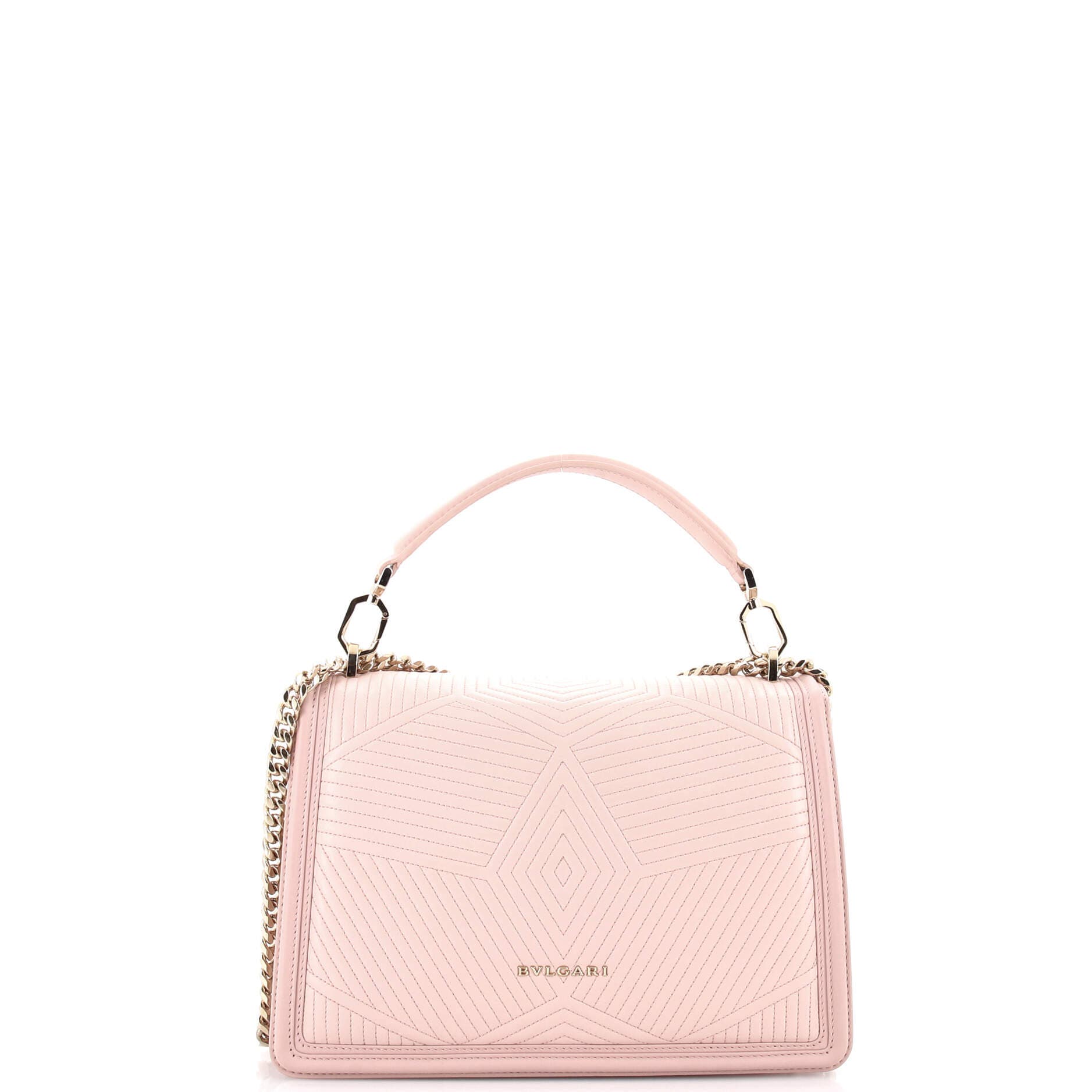 Serpenti Forever Shoulder Bag Quilted Leather Medium, Alternate, color, Pink