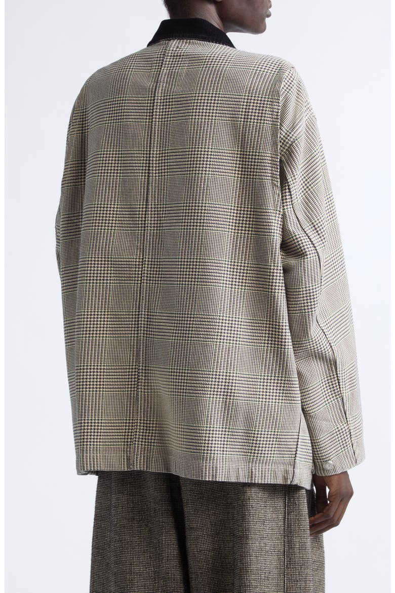 Glen Plaid Relaxed Fit Chore Jacket, Alternate, color, PRINCE OF WALES GREY CHECK