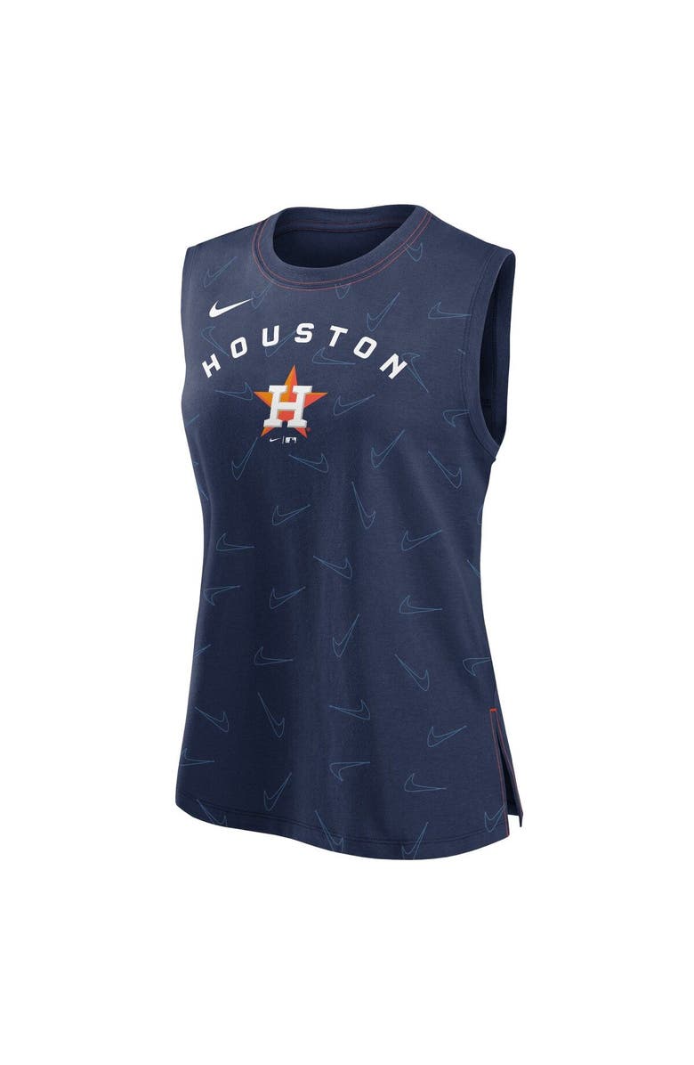 Nike Women's Nike Navy Houston Astros Muscle Play Tank Top, Alternate, color, Navy