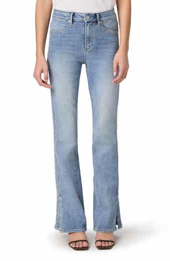 Laurel Canyon High Waist Slit Cuff Bootcut Jeans