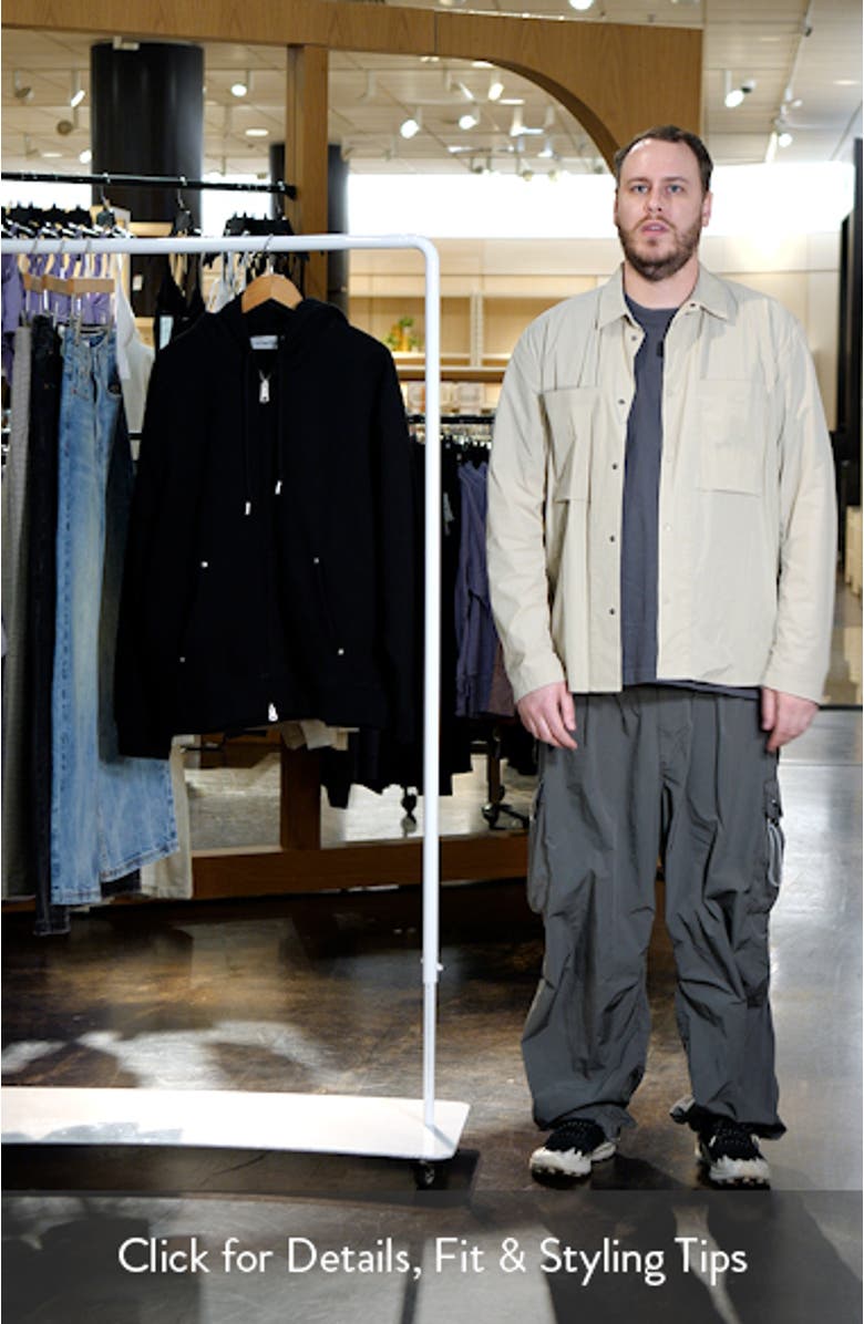 Eldon Riveted Loose Fit Zip Hoodie, sales video thumbnail