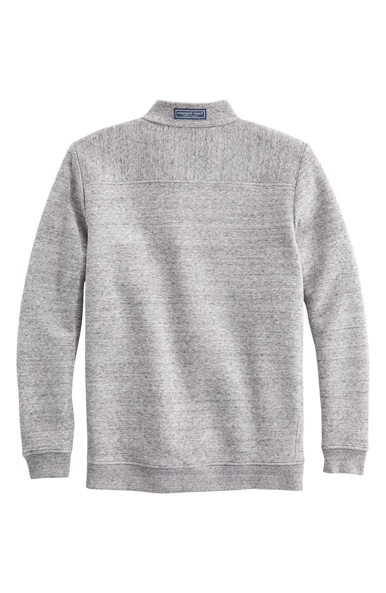 vineyard vines Saltwater Quarter Zip Men's Fleece Pullover, Alternate, color, 
