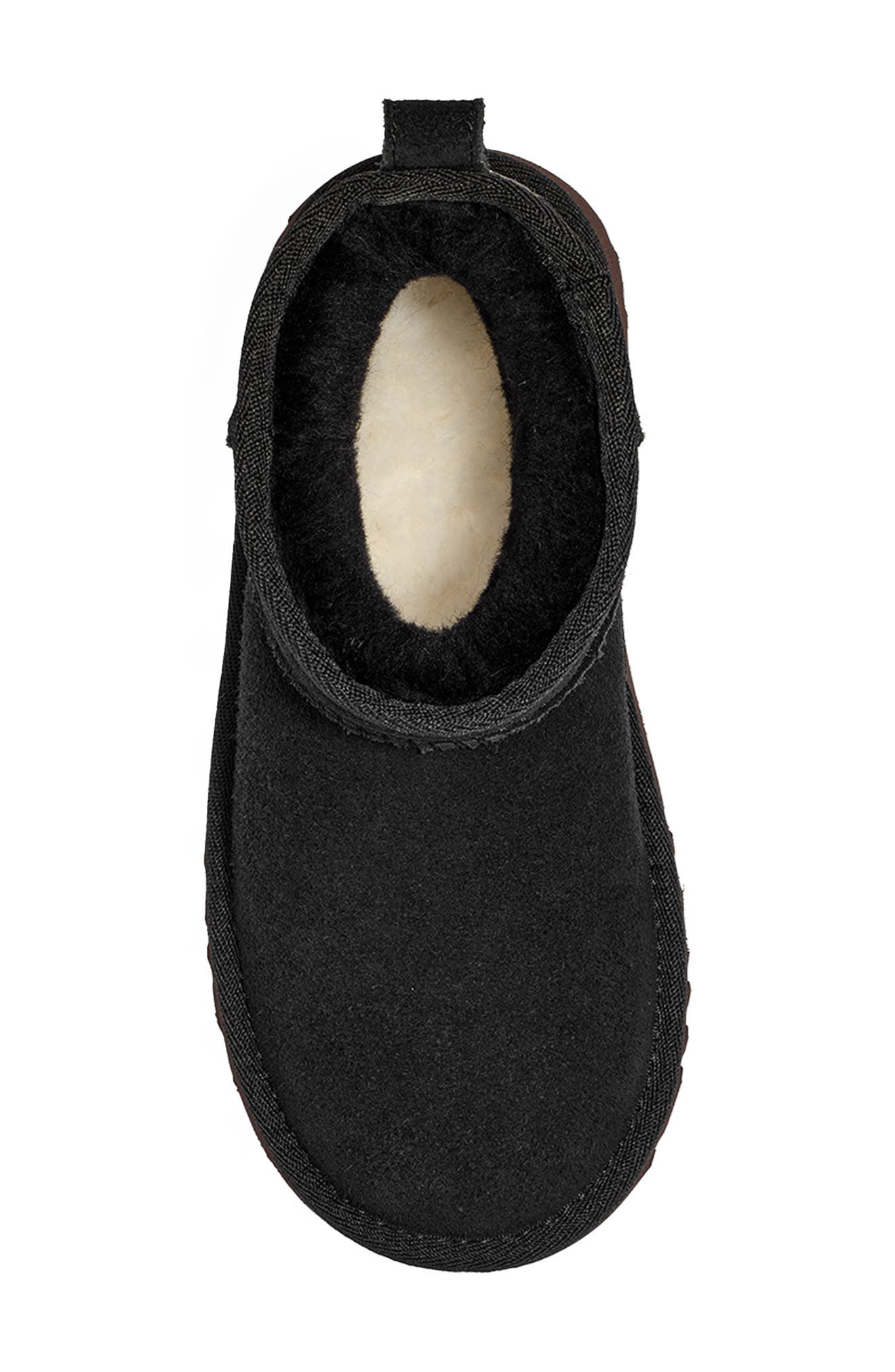 UGG<sup>®</sup> Kids' Classic Ultra Mini New Heights Platform Boot, Alternate, color, Black