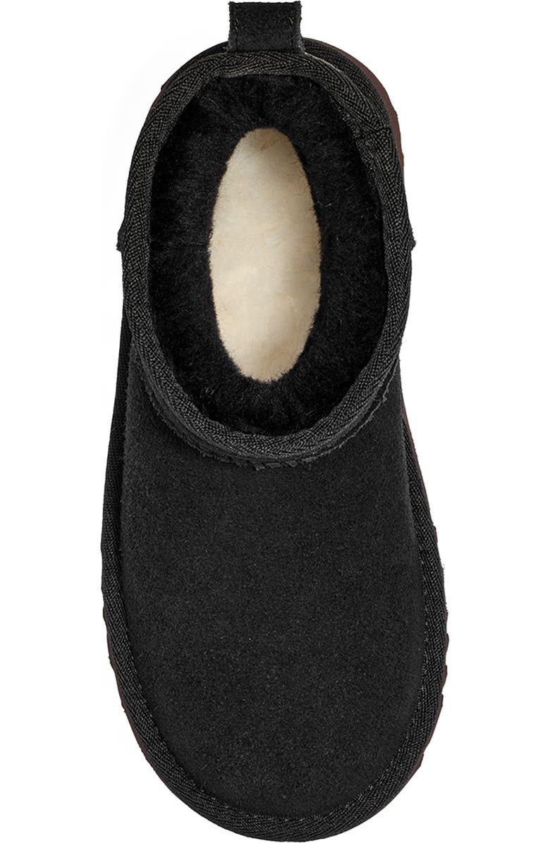 UGG<sup>®</sup> Kids' Classic Ultra Mini New Heights Platform Boot, Alternate, color, Black