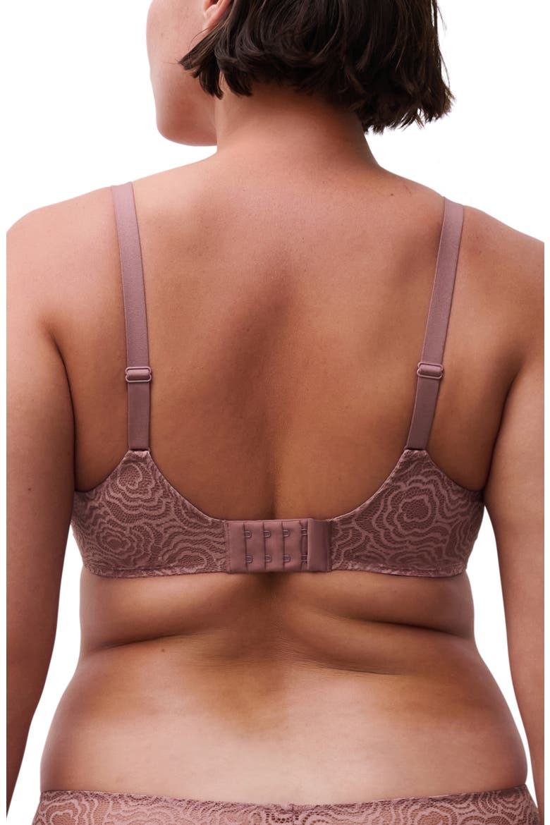 C Jolie Underwire Demi Bra, Alternate, color, ROSE DES BOIS