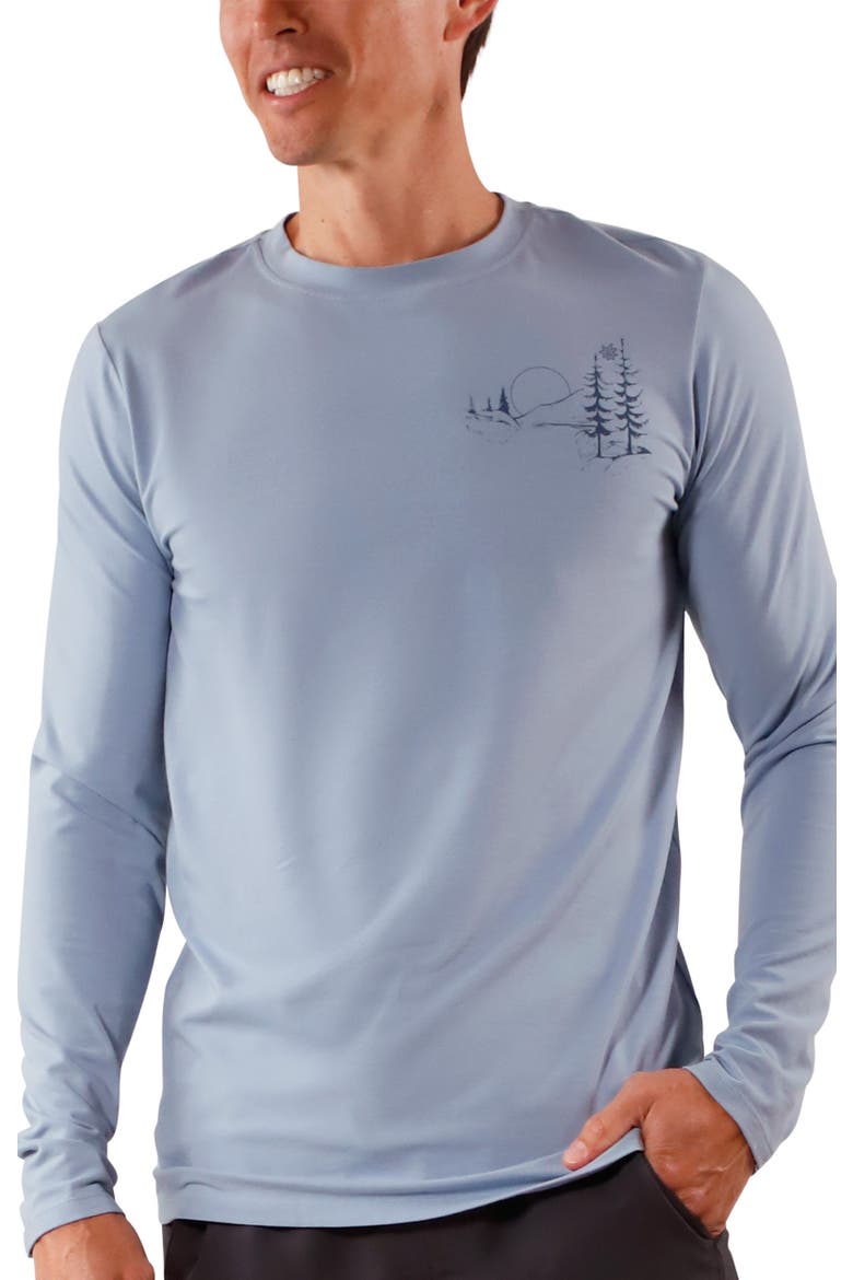 Long Sleeve Everyday Tee, Main, color, Moon Dust