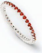 Mint & Lily January Birthstone Eternity Stacking Ring
