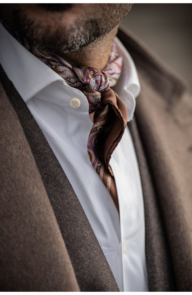 Elizabetta Espada - Silk Neckerchief for Men, Alternate, color,